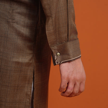 Yamaan Signature Panjabi Light Brown for Men