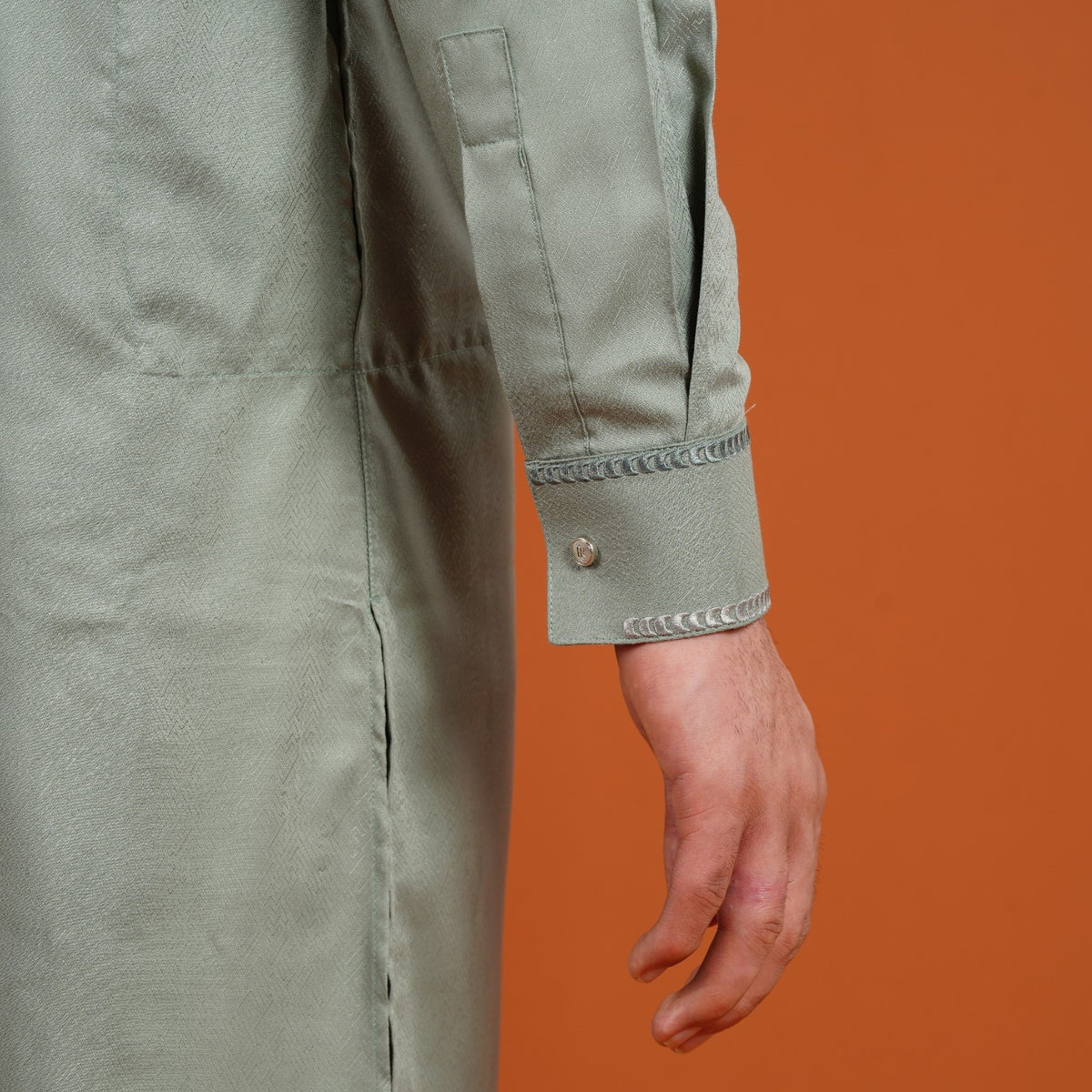 Yamaan Signature Panjabi Moss Green for Men