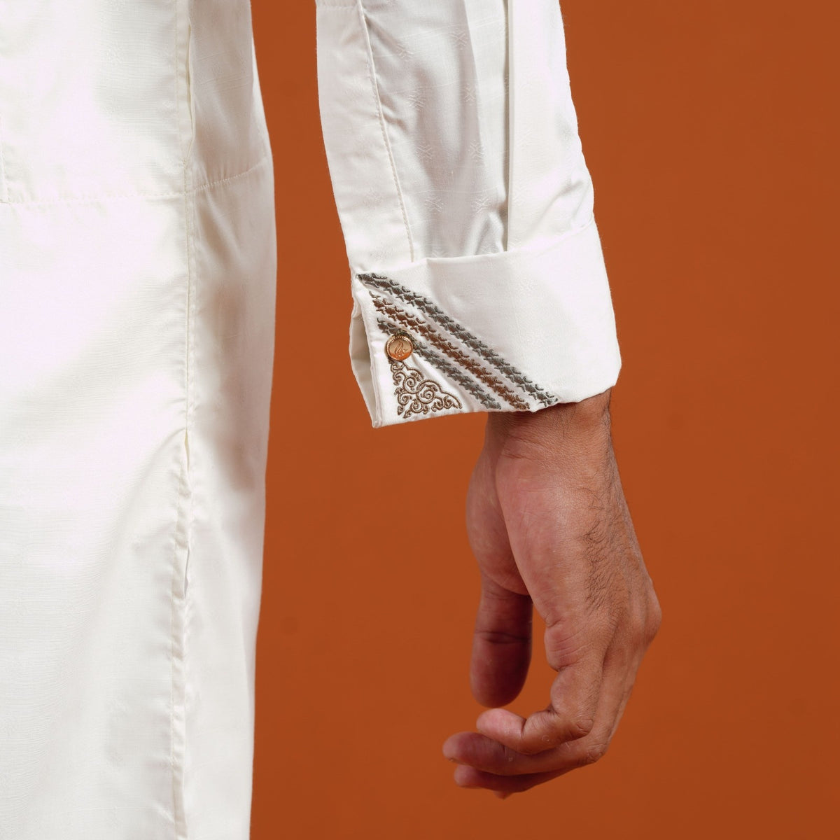 Yamaan Signature Panjabi Off White for Men