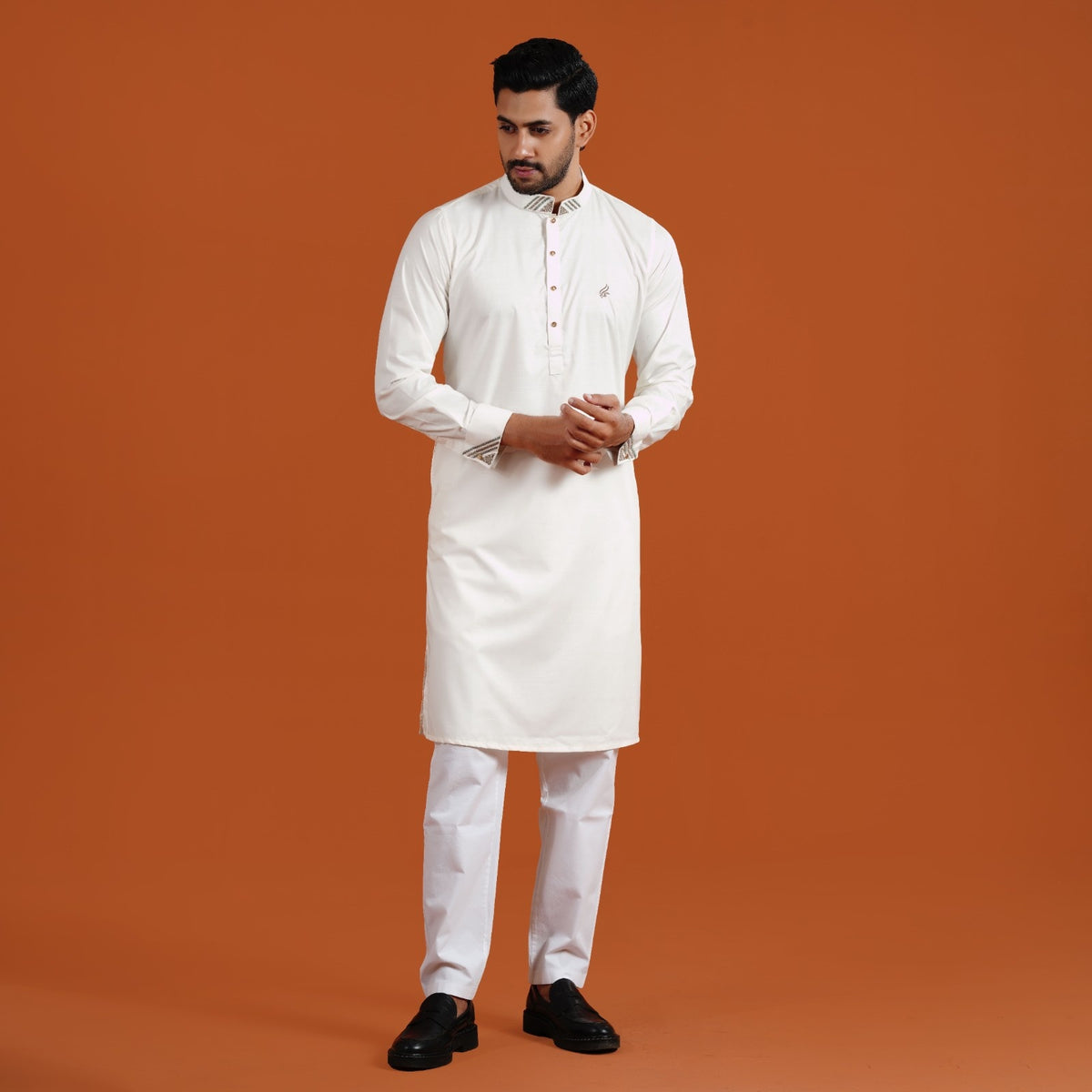 Yamaan Signature Panjabi Off White for Men