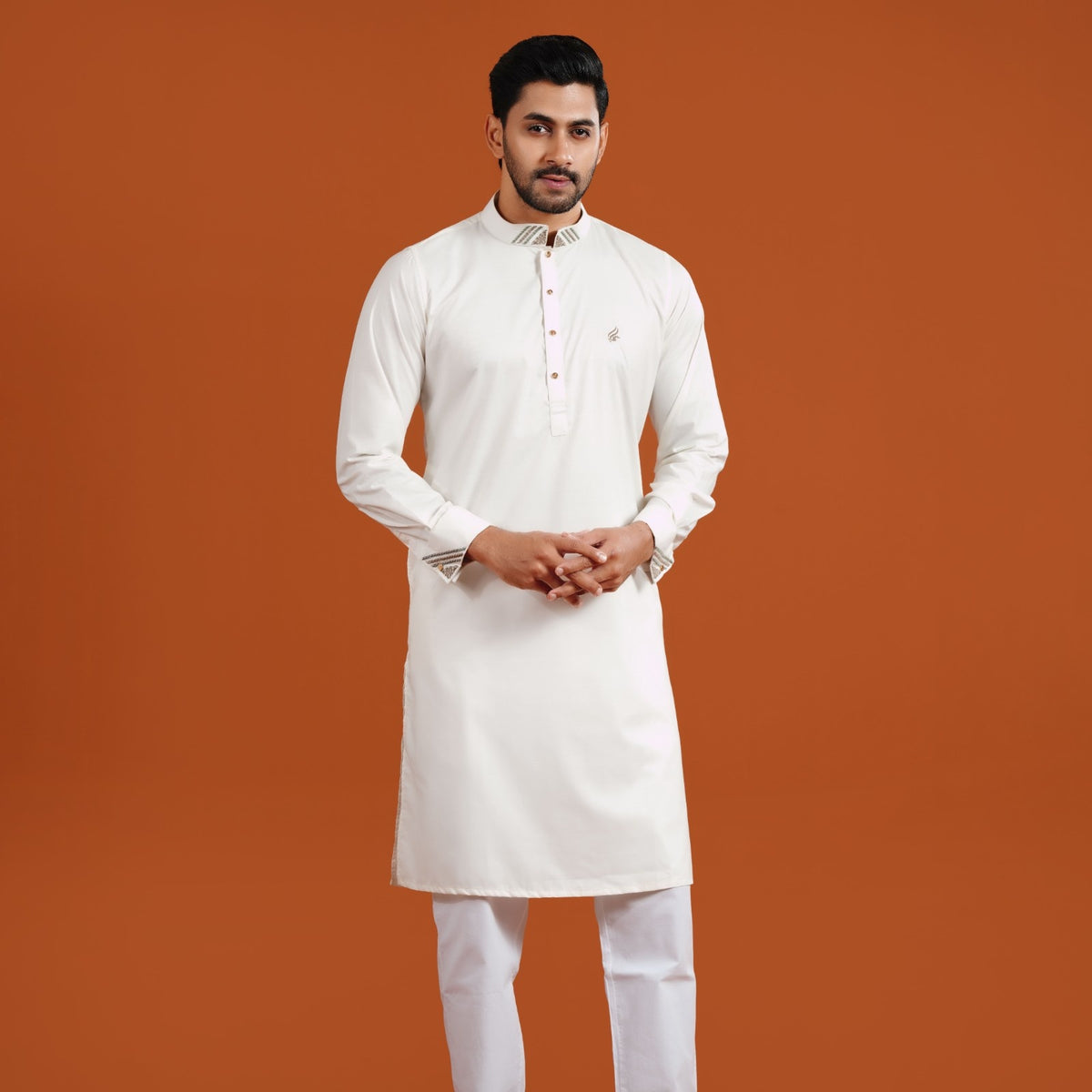 Yamaan Signature Panjabi Off White for Men
