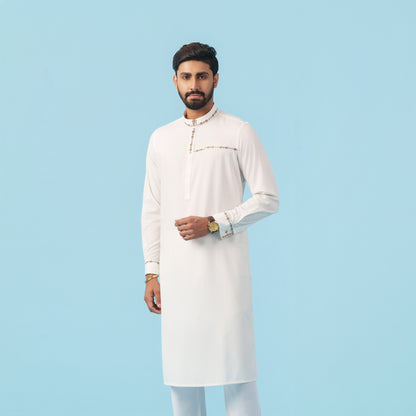 Yamaan Signature Panjabi Off White for Men