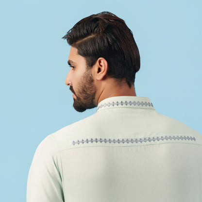 Yamaan Signature Panjabi Sage Green for Men